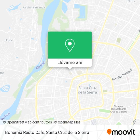 Mapa de Bohemia Resto Cafe