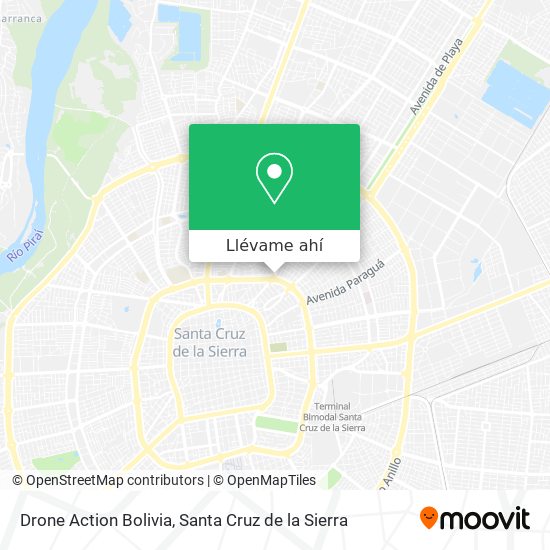 Mapa de Drone Action Bolivia