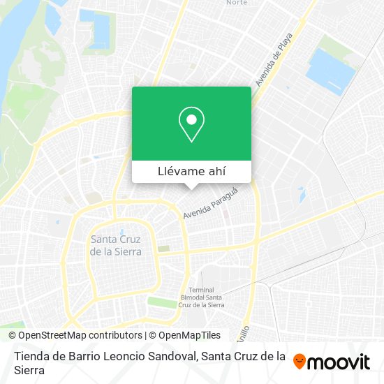 Mapa de Tienda de Barrio Leoncio Sandoval