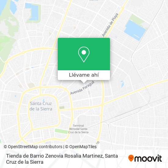 Mapa de Tienda de Barrio Zenovia Rosalia Martinez