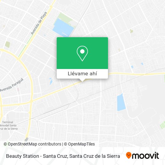Mapa de Beauty Station - Santa Cruz