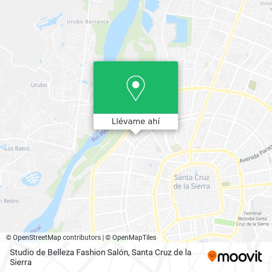 Mapa de Studio de Belleza Fashion Salón