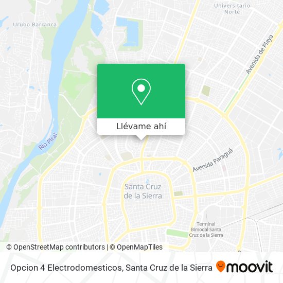 Mapa de Opcion 4 Electrodomesticos