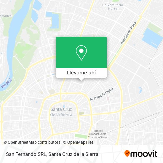 Mapa de San Fernando SRL