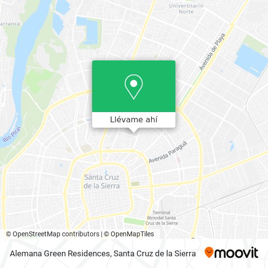 Mapa de Alemana Green Residences