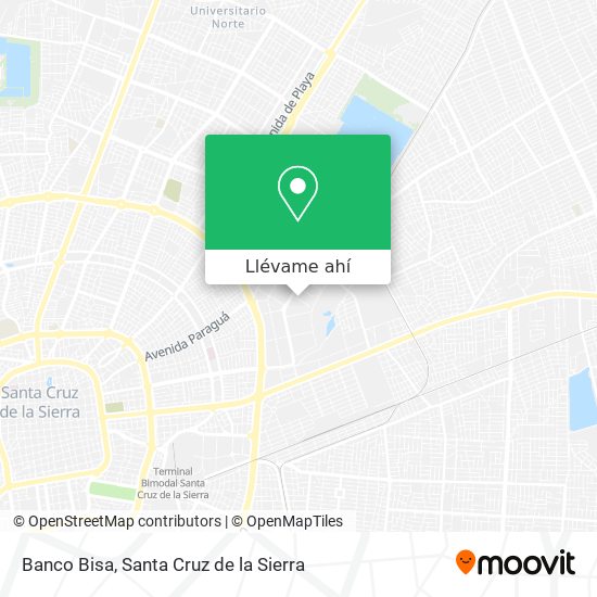 Mapa de Banco Bisa