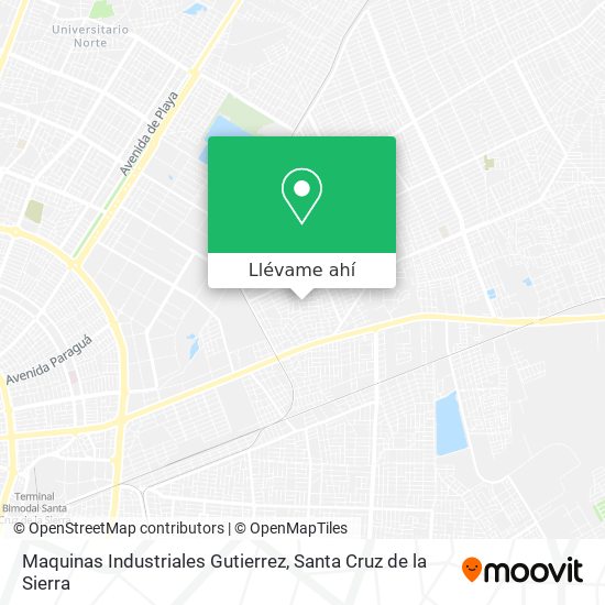 Mapa de Maquinas Industriales Gutierrez