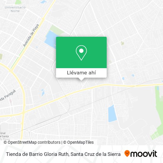 Mapa de Tienda de Barrio Gloria Ruth