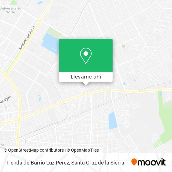 Mapa de Tienda de Barrio Luz Perez