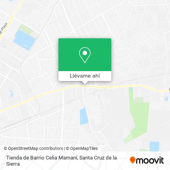 Mapa de Tienda de Barrio Celia Mamani