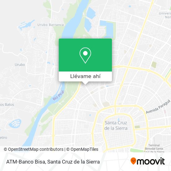 Mapa de ATM-Banco Bisa