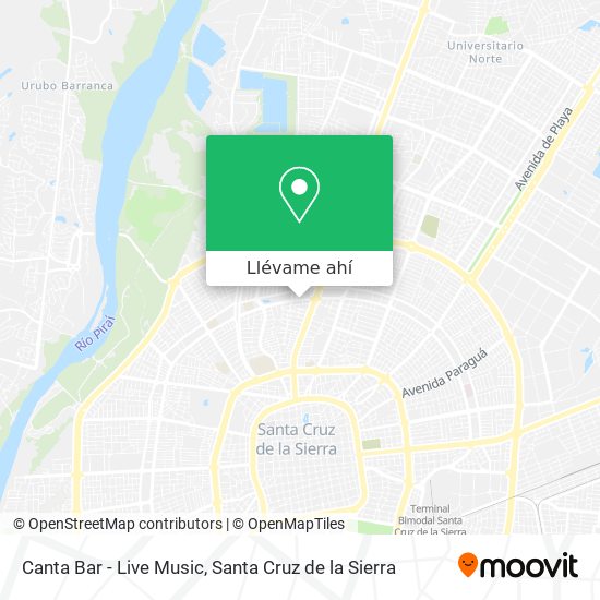 Mapa de Canta Bar - Live Music