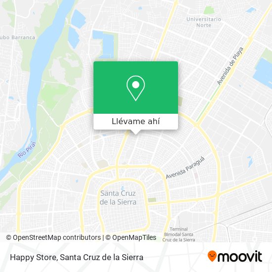 Mapa de Happy Store