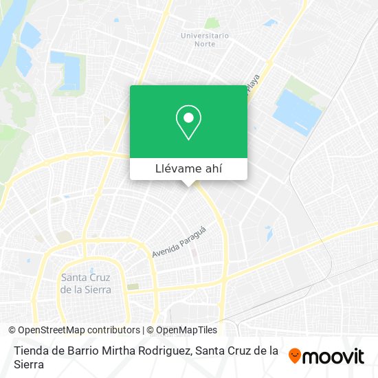 Mapa de Tienda de Barrio Mirtha Rodriguez