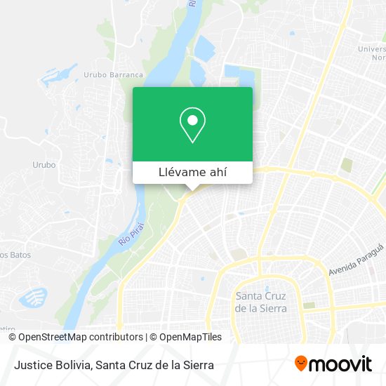 Mapa de Justice Bolivia