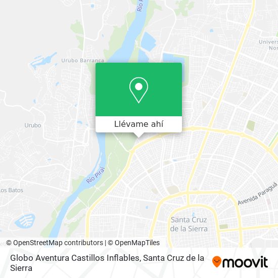 Mapa de Globo Aventura Castillos Inflables