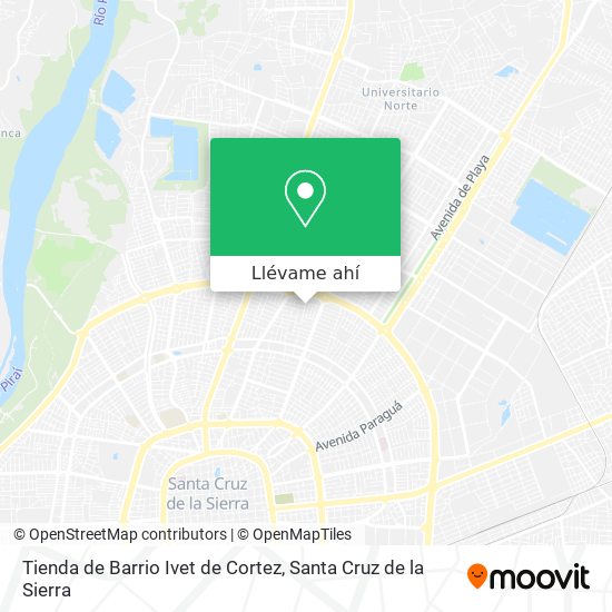 Mapa de Tienda de Barrio Ivet de Cortez
