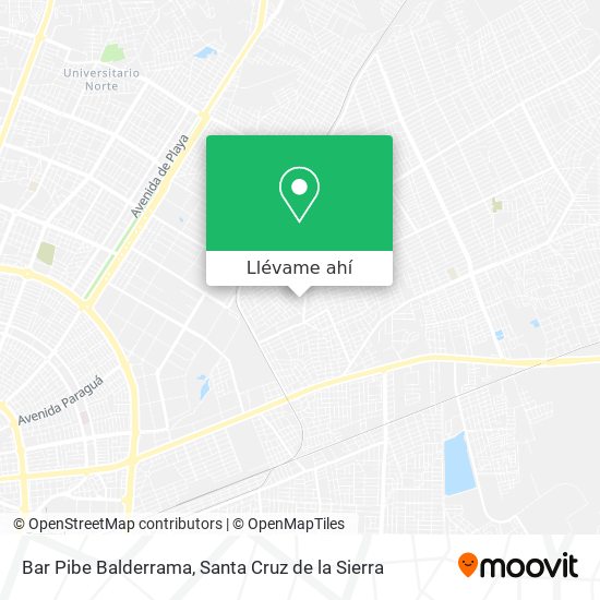 Mapa de Bar Pibe Balderrama