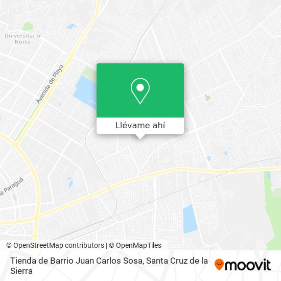 Mapa de Tienda de Barrio Juan Carlos Sosa