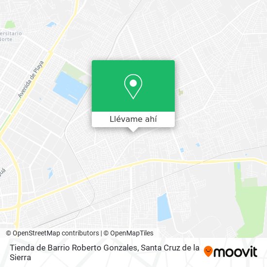 Mapa de Tienda de Barrio Roberto Gonzales