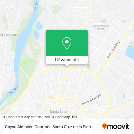 Mapa de Gayas Almacén Gourmet