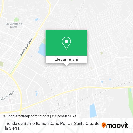 Mapa de Tienda de Barrio Ramon Dario Porras