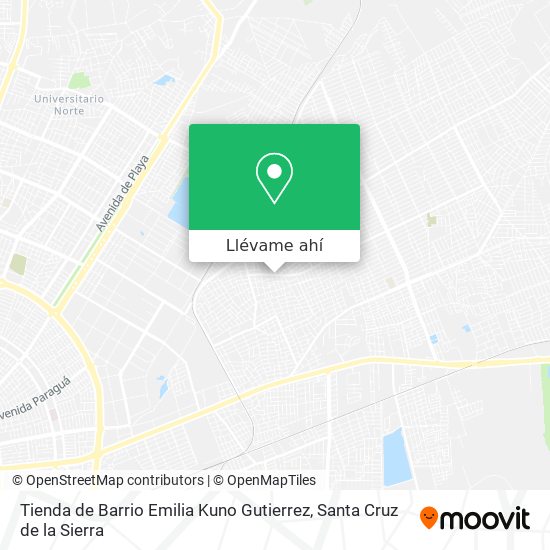 Mapa de Tienda de Barrio Emilia Kuno Gutierrez