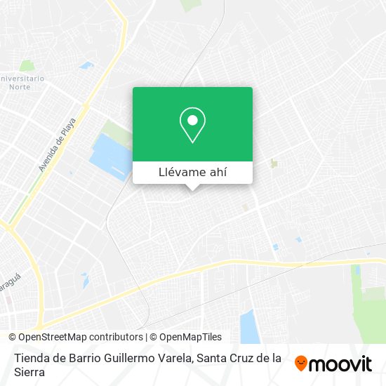 Mapa de Tienda de Barrio Guillermo Varela