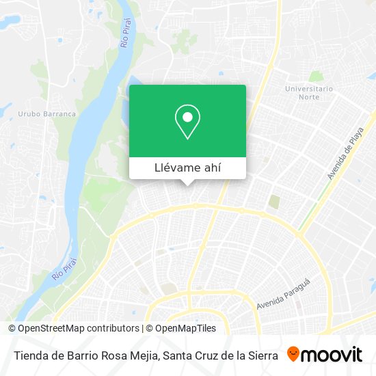 Mapa de Tienda de Barrio Rosa Mejia