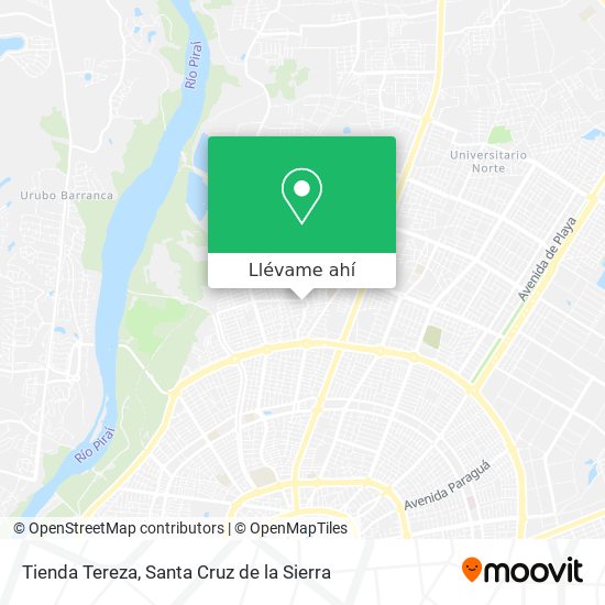 Mapa de Tienda Tereza