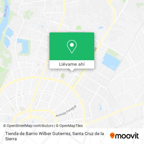 Mapa de Tienda de Barrio Wilber Gutierrez