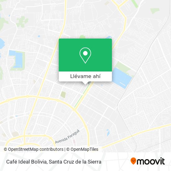 Mapa de Café Ideal Bolivia
