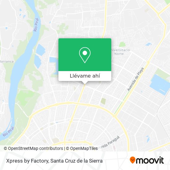 Mapa de Xpress by Factory