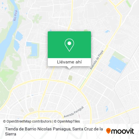 Mapa de Tienda de Barrio Nicolas Paniagua