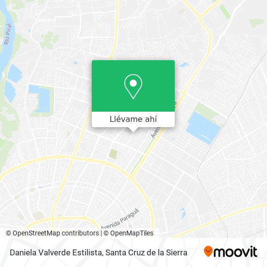 Mapa de Daniela Valverde Estilista