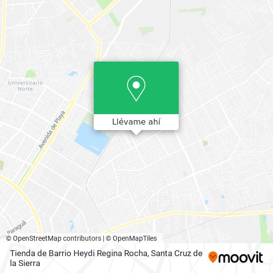 Mapa de Tienda de Barrio Heydi Regina Rocha