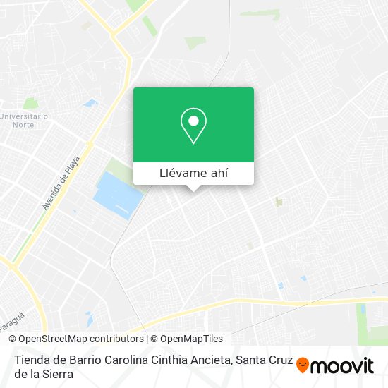 Mapa de Tienda de Barrio Carolina Cinthia Ancieta