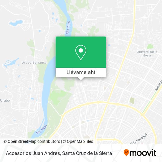 Mapa de Accesorios Juan Andres