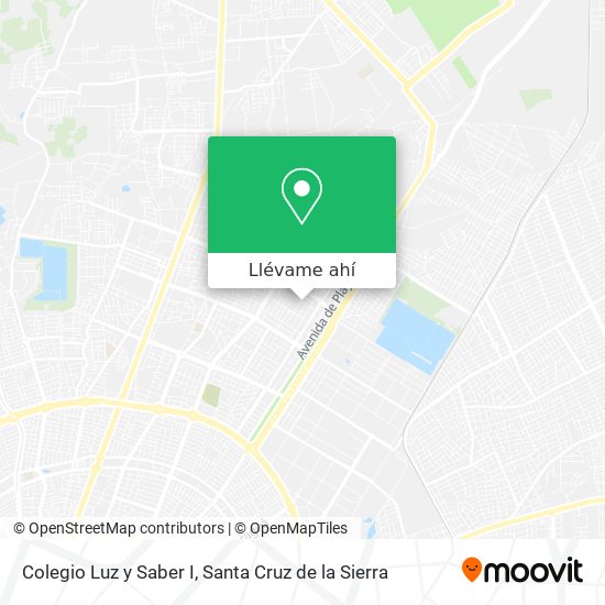 Mapa de Colegio Luz y Saber I