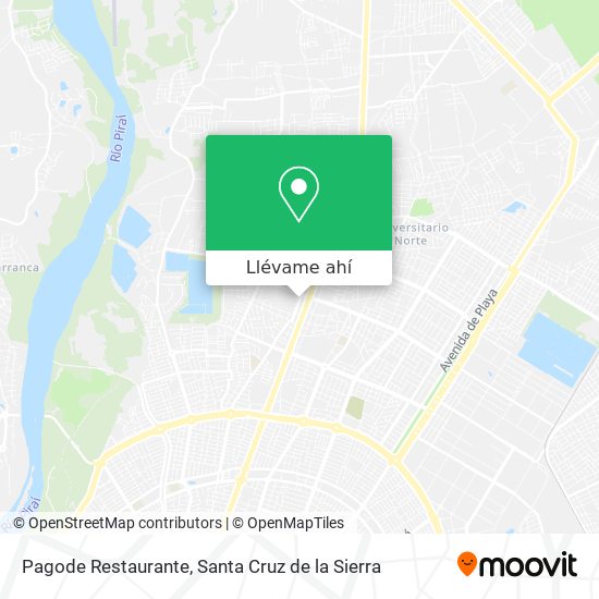 Mapa de Pagode Restaurante