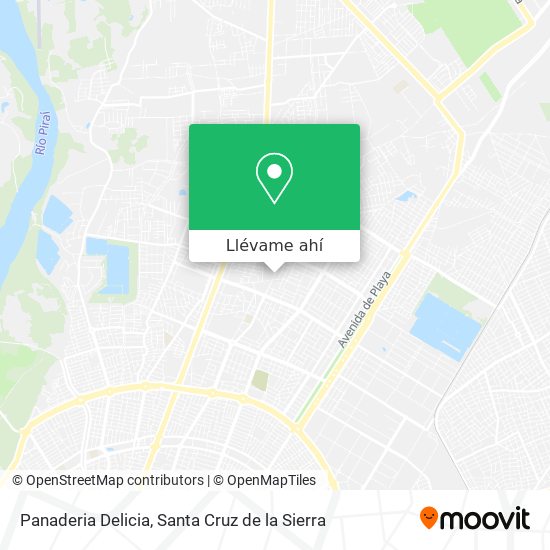 Mapa de Panaderia Delicia