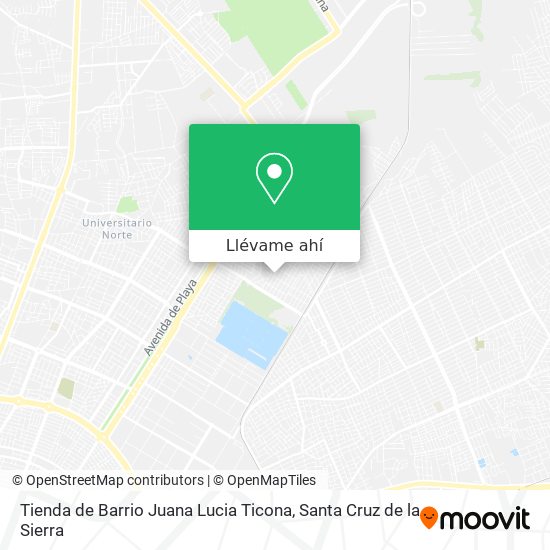 Mapa de Tienda de Barrio Juana Lucia Ticona