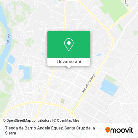 Mapa de Tienda de Barrio Angela Eguez