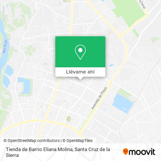 Mapa de Tienda de Barrio Eliana Molina
