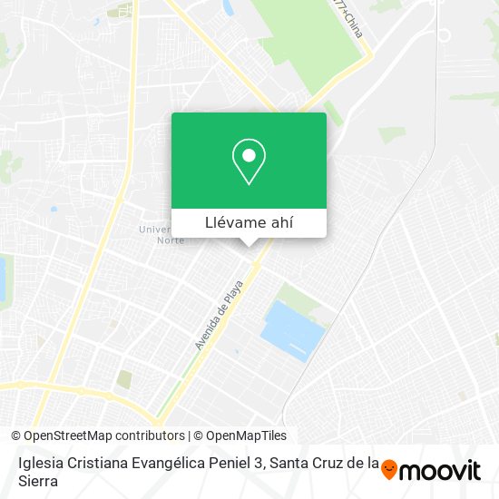 Mapa de Iglesia Cristiana Evangélica Peniel 3
