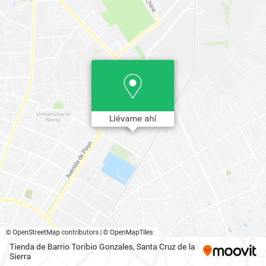 Mapa de Tienda de Barrio Toribio Gonzales