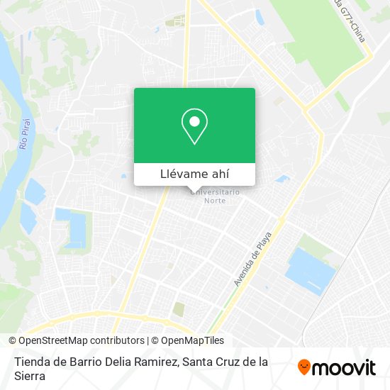 Mapa de Tienda de Barrio Delia Ramirez