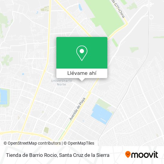 Mapa de Tienda de Barrio Rocio