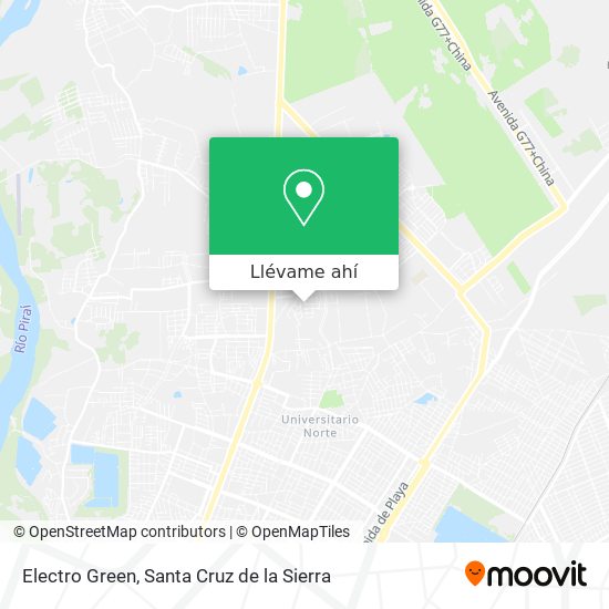 Mapa de Electro Green