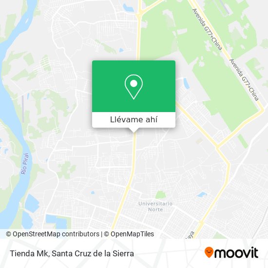 Mapa de Tienda Mk